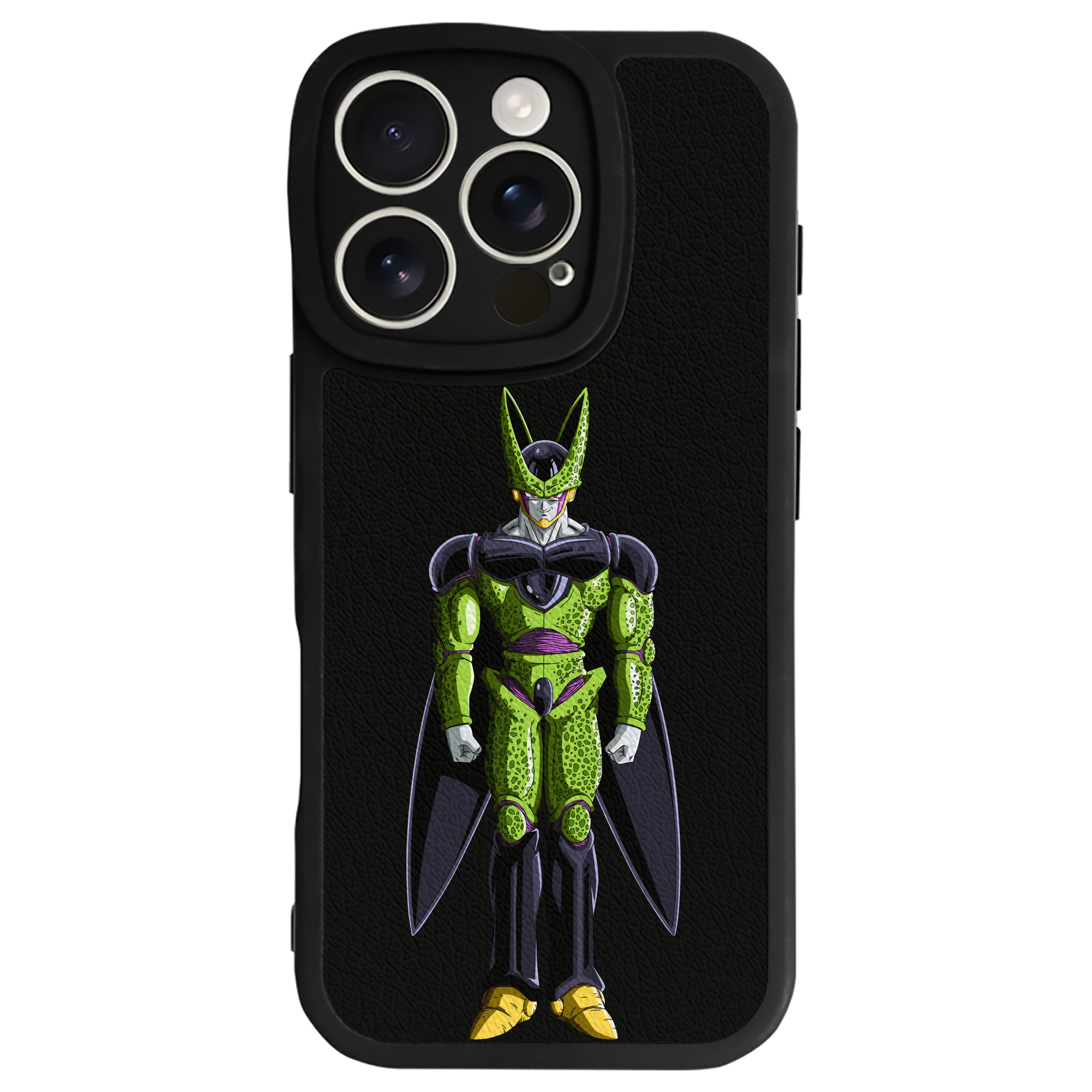 （画像用） ドラゴンボール セル DRAGON BALL Cell 【iPhone 16シリーズ対応】シリコンスマホケース（レザー調） 材質：シリコン